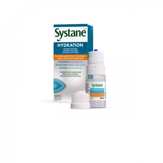 SYSTANE HYDRATION LUBRIKÁLÓ SZEMCSEPP TARTÓSÍTÓSZER-MENTES - 10ML SYSTANE HYDRATION LUBRIKÁLÓ SZEMCSEPP TARTÓSÍTÓSZER-MENTES - 10ML